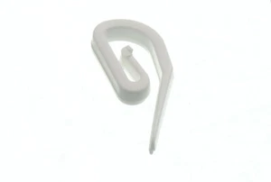 New 5,000 X White Nylon Curtain Curled Twist Over Standard Hooks - Onestopdiy - - Picture 1 of 1