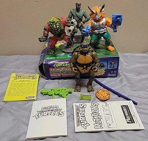 Lote De 4 Compañeros De Juego Soldado Triceratron Mutatin Donatello Muckman TMNT De Colección - Imagen 1 de 18