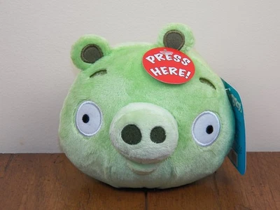 Angry Birds Green Pig 5" Plush Stuffed Animal Doll Bad Piggie *NO SOUND* **NEW** - Image 1 of 4
