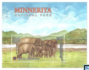 Sri Lanka Stamps 2025, Minneriya National Park, Elephant, MS, 1 of 10v - Picture 1 of 1