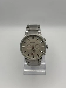 Reloj Pulsera FOSSIL HOMBRE FS4359 PLATA CRONÓGRAFO ESFERA GRANDE PLATEADA - Imagen 1 de 9