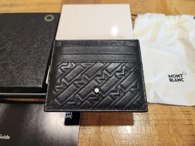 Authentic Montblanc M-Gram 4810 Leather Card Holder 6CC Wallet – NIB Gift - Image 1 of 4