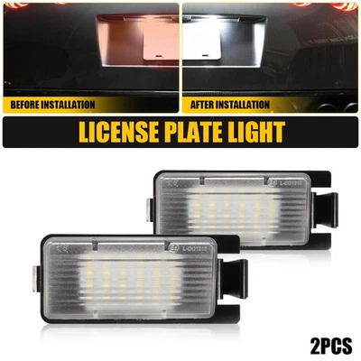 Lámpara 18 LED matrícula luz SMD 6000K apta para Infiniti G25 G37 G35 Q60 2003-2013 Foto 1 de 4