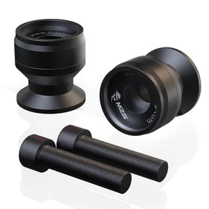 8MM Swingarm Spools Sliders Stand Universal M8 Black Compatible with CBR 600 ... - Picture 1 of 7