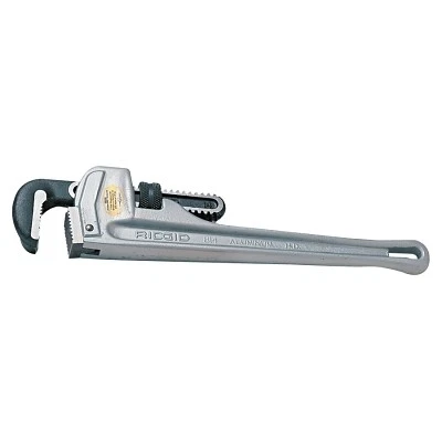 Aluminum Straight Pipe Wrench, 818, 18 in Ridge Tool Company  31100 95691311009 - Image 1 of 1