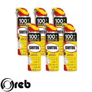 SVITOL Spray 500ml x6 Lubrificante Multifunzionale Valvola Doppia - Foto 1 di 5