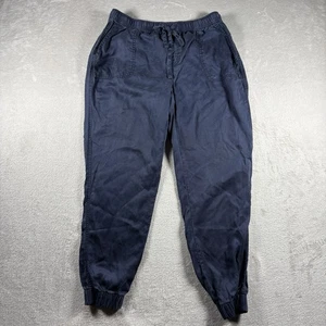 C & C California Lyocell Women’s M Navy Blue Drawstring Coastal Flow #1772 - Picture 1 of 7