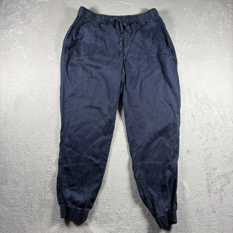 C & C California Lyocell Women’s M Navy Blue Drawstring Coastal Flow #1772 - Image 1 of 4