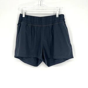 Free Fly Shorts Womens L Blue Pull-On Breeze Short Athleisure Workout Gym - Picture 1 of 6