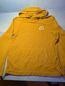 Sudadera con capucha Howler Brothers para hombre pequeña amarilla Palo Duro Waffle polar - Imagen 1 de 13