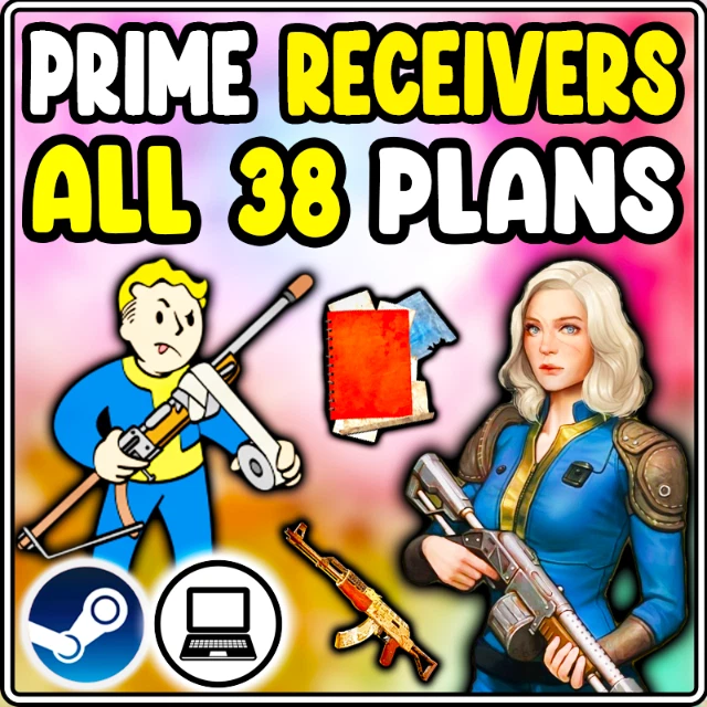 Fallout 76 PC ✅All 38 Prime Receivers Plans✅ - Image 1 of 1