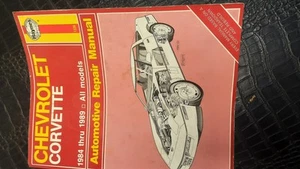 Haynes Automotive Repair Manual (1336) / Chevrolet Corvette 1984-1989 All Models - Bild 1 von 3