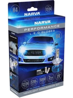 Narva H4 12/24V LED Conversion Kit Base P43T fits Ford Cortina 2.0 TE,TF (18404) - image 1 of 4