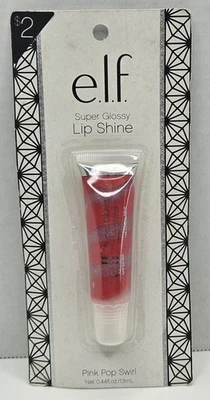 ELF Super Glossy Lip Shine Pink Pop Swirl NOS Y2K Lip Gloss Beauty NIP  - Image 1 of 2