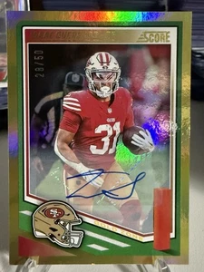 Puntuación Panini Isaac Guerendo Gold Zone 2025 automático 28/50 49ers #259 - Imagen 1 de 5