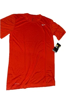 Nike Men’s And Boys Dry Tee Red/Black Small Tall Brand New With Tags - Picture 1 of 3