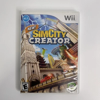 SimCity Creator Nintendo Wii 2008 Complete with Manual CIB - Tested and Working - Image 1 of 4