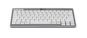 Bakker Elkhuizen BNEU950WDE Keyboard DE QWERTZ Ultraboard 950 white-silver/wirel - Picture 1 of 7