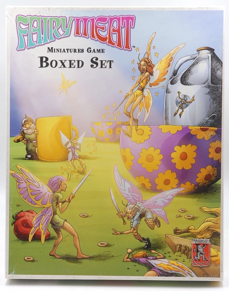 Fairy Meat Miniatures Game Boxed Set VG++ Staff  Kenzer & Co - Изображение 1 из 1
