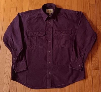 Cabela's Shirt Men L Chamois Heavyweight Button Up Deerskin Soft Outdoor Flannel - Image 1 of 4