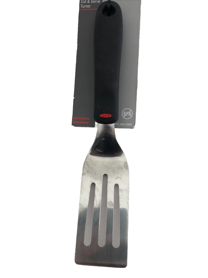 New OXO Softworks Black Stainless Steel Cut & Serve Turner Brownie (Red Logo) - Image 1 of 1