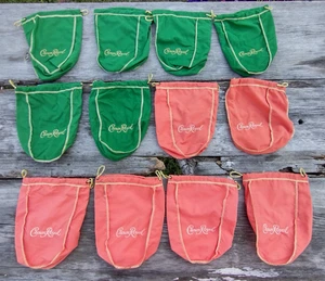 Bolsas Crown Royal - LOTE de 12 - NARANJA VERDE - Imagen 1 de 2