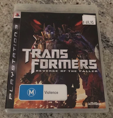 TRANSFORMERS REVENGE OF THE FALLEN -PS3 GAME BLU RAY DISC 2009- ALMOST LIKE NEW - Image 1 of 4