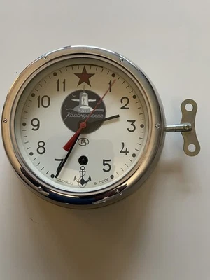 Reloj submarino marítimo vintage ruso soviético CCCP Kauahguyckue.  Foto 1 de 2