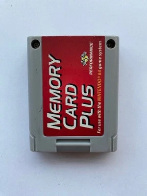N64 MEMORY CARD PLUS NINTENDO 64 TESTED AND WORKING - Image 1 of 2