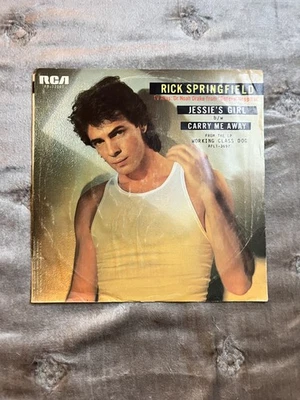 Rick Springfield Jessie's  Girl / Carry Me Away Vinyl Record - Image 1 of 4