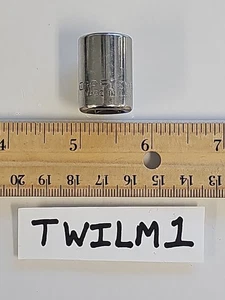 Vintage Craftsman 43003 3/8" Drive 1/2" Shallow Socket 6 Point -EE- USA  - Picture 1 of 8