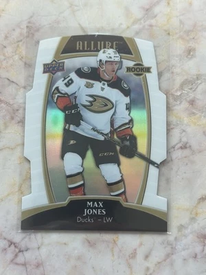 2019-20 Allure Max Jones White Rainbow Parallel Card- Ducks- Rookie- 72 - Image 1 of 2