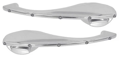 1967-69 Camaro / Firebird Two Piece Polshed Billet Outer Door Handles with - Image 1 of 4