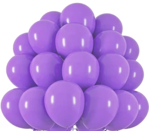 65pcs Purple Latex Balloons for Party Decorations – Birthday, Wedding, Baby Show - Picture 1 of 6