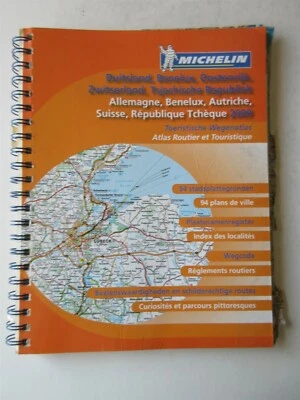 MICHELIN ATLAS GERMANY/BENELUX/AUSTRIA/SWITZERLAND/CZECH 2009 in Dutch - Image 1 of 4