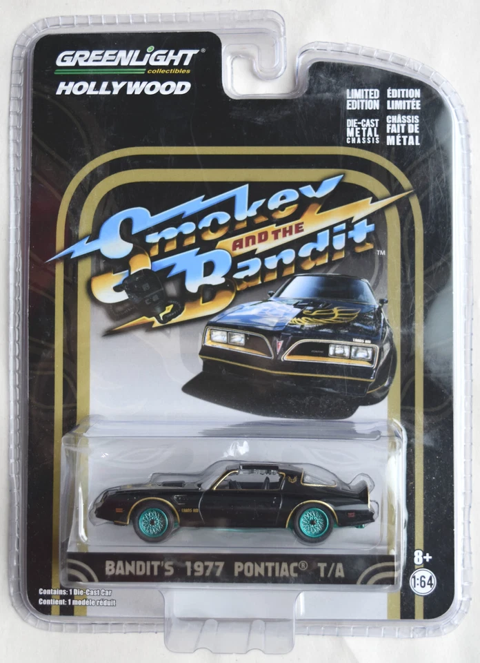 Greenlight Hollywood Bandit's 1977 Ponitac T/A, Green machine - Image 1 of 1