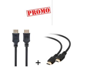 KIT  1 CAVO HDMI HIGH-SPEED CON ETHERNET4K ,1.8MT ,CCS + 1CAVO ETHERNET HDMI 1MT - Foto 1 di 4