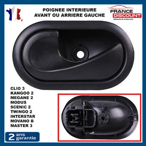 Poignée Intérieure de Porte AVANT ou ARRIERE Gauche Movano B Modus Kangoo 2 - Foto 1 di 9