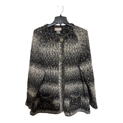 Cárdigan Suéter TanJay Para Mujer 2X Alpaca Mohair Grannycore Cottagecore Cuello en V Foto 1 de 4