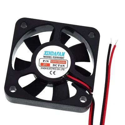 Xinda Miniatur Lüfter 50 x 50 x 10 mm, Mini Ventilator, 5 V / DC, 21,2 m³/h - Bild 1 von 4