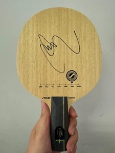 Raquettes de tennis de table boule de ping-pong dédicacées MA LONG collection rare - Photo 1/3