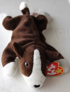 TY Beanie Baby “Bruno” the Bull Terrier Retired Vintage Collectible NEW - Bild 1 von 4