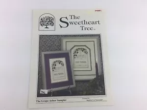 The Sweetheart Tree The Grape Arbour Sampler Cross Stitch Pattern - Picture 1 of 6