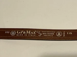 GP And Max Made In Italy Belt - Picture 1 of 4