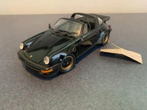 Franklin Mint 1988 Porsche 911 Carrera BLACK Model Car Diecast Replica - Picture 1 of 9