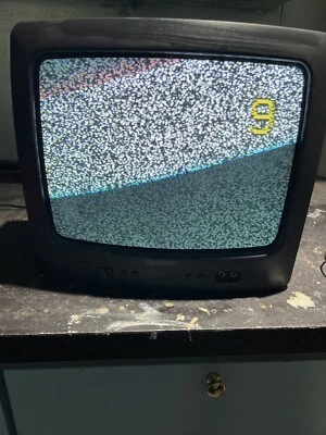 Sharp 13" 13G-M80 TV Retro Gaming with Remote Vintage 1995 - Image 1 of 4
