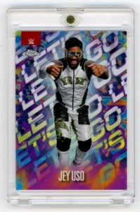 2025 Topps Chrome WWE Jey Uso #LGJU Let's Go! SSP - Picture 1 of 2