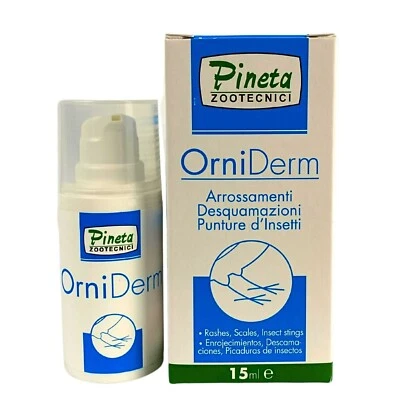 Orniderm by Pineta Zootecnici 15ml bird foot cream,accessories for birds, pigeon