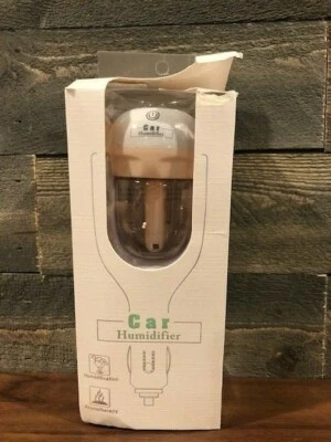 HUMIDIFICADOR/DIFUSOR DE AIRE Y AROMATERAPIA COCHE NUEVO EN CAJA-rosa Foto 1 de 3