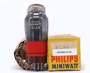EL33/6M6G PHILIPS NOS BRITISH Ventil Röhrenventil Lampe Röhre Ventil - Bild 1 von 1